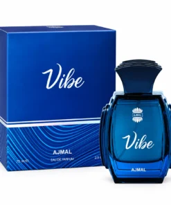 Ajmal Vibe Him 75 ml, flacon și cutie