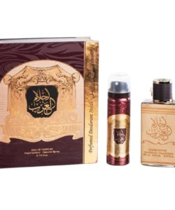 Ard Al Zaafaran Ahlam Al Arab – set apă de parfum 80 ml + deodorant 50 ml – flacon și ambalaj original