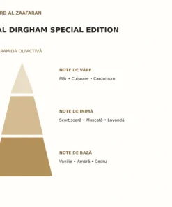 Piramida olfactivă Al Dirgham Special Edition Ard Al Zaafaran: note de vârf, inimă și bază