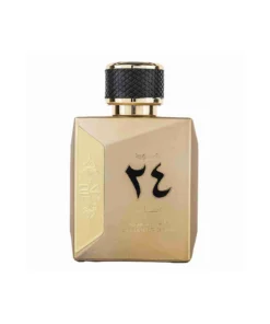 Oud 24 Hours Majestic Gold Ard Al Zaafaran, apă de parfum unisex, 100 ml – flacon pe fundal alb