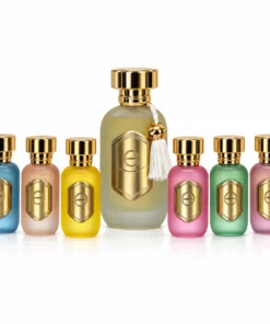 Armaf Emotions Collection – set 7 parfumuri – cele șapte flacoane pe fundal alb