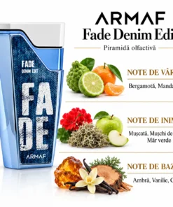 Armaf Fade Denim Edit 80 ml – flacon și piramidă olfactivă