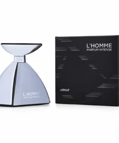 Armaf L’Homme Parfum Intense 100 ml – cutie și flacon pe fundal alb