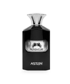 Flacon Adventure Asten, apă de parfum pentru bărbați, 100 ml, pe fundal alb