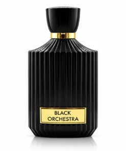 Flaconul Black Orchestra Asten, apă de parfum unisex, 100 ml, pe fundal alb