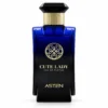 Flacon Cute Lady Asten, apă de parfum pentru femei, 100 ml, pe fundal alb