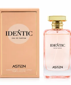 Flacon și cutie originală Identic Asten, 100 ml, fundal alb