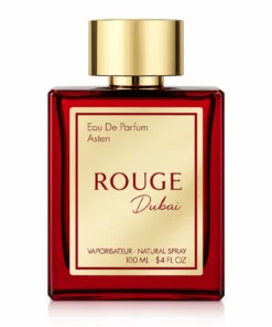 Flacon Rouge Dubai Asten, apă de parfum unisex, 100 ml, pe fundal alb
