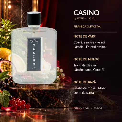 Casino By Patric – apă de parfum pentru bărbați, 100 ml - imagine 2