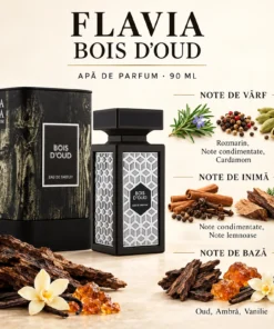Flavia Bois d'Oud 90 ml – piramidă olfactivă