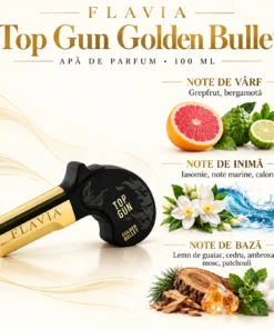 Flavia Top Gun Golden Bullet 100 ml – piramidă olfactivă