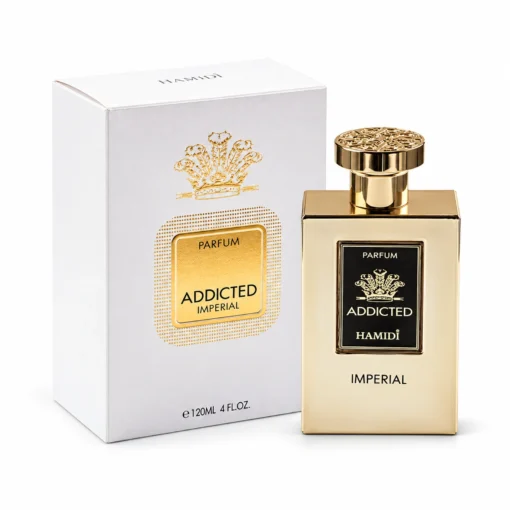Hamidi Addicted Imperial 120 ml – flacon și cutie