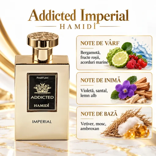 Hamidi Addicted Imperial 120 ml – note olfactive