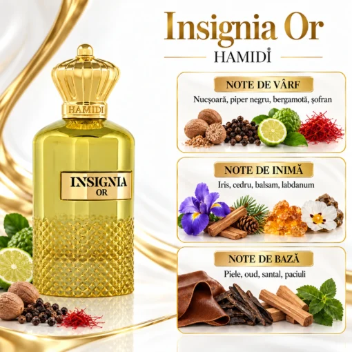 Hamidi Insignia Or 105 ml – note olfactive