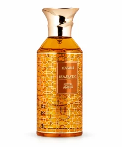 Hamidi Majestic Royal Amber 85 ml – flacon pe fundal alb