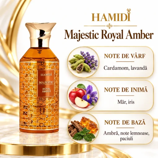 Hamidi Majestic Royal Amber 85 ml – note olfactive