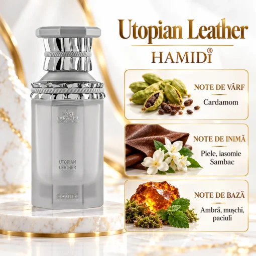 Hamidi Utopian Leather 100 ml – note olfactive