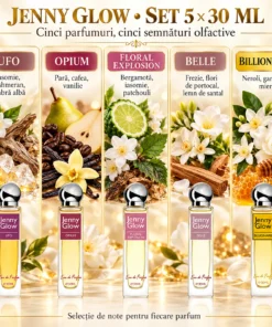 Jenny Glow U.O.F.B.B 5 x 30 ml, notele parfumurilor incluse