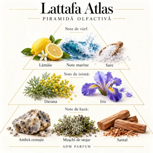 Lattafa Atlas 55 ml – piramidă olfactivă