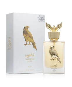Lattafa Pride Shaheen Gold 100 ml – flacon și cutie