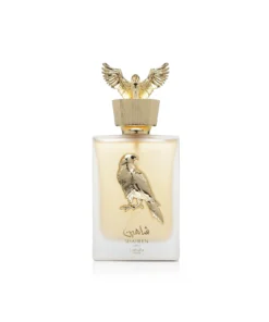 Lattafa Pride Shaheen Gold 100 ml – flacon pe fundal alb