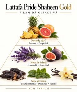 Lattafa Pride Shaheen Gold 100 ml – piramidă olfactivă