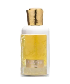 Flacon Lattafa Ajayeb Dubai Portrait 100 ml pe fundal alb