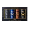 Lattafa Asad Collection Set Cadou 4 × 25 ml, prezentat cu ambalajul original pe fundal alb