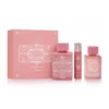 Set cadou Lattafa Badee Al Oud Noble Blush: parfum 100 ml, mini parfum 12 ml și Hair Mist 50 ml, cu ambalajul original