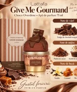 Lattafa Give Me Gourmand Choco Overdose Apă de Parfum Unisex 75 ml – piramidă olfactivă