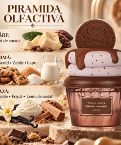 Lattafa Give Me Gourmand Cookie Crave Apă de Parfum Unisex 75 ml – piramidă olfactivă