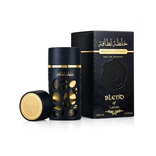 Lattafa Khalta Blend of Lattafa Parfum Unisex 100 ml – flacon deschis, capac și cutie