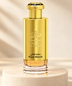 Lattafa Khaltaat Al Arabia Royal Blends Apă de Parfum Unisex 100 ml – prezentare produs pe fundal neutru