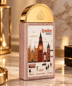 Lattafa Pride London The City of Contrast Apă de Parfum Unisex 100 ml – flacon în decor