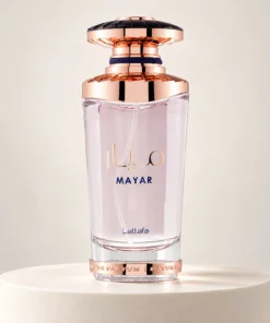 Lattafa Mayar 100 ml – cadru studio pe fundal neutru