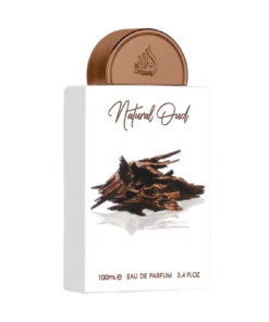 Flacon Lattafa Natural Oud 100 ml pe fundal alb