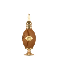 Flacon Lattafa Pride Afaq Gold 100 ml, apă de parfum pentru damă, pe fundal alb