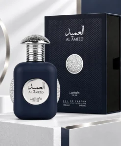 Lattafa Pride Al Ameed Silver Apă de Parfum Bărbați 100 ml – flacon și cutie