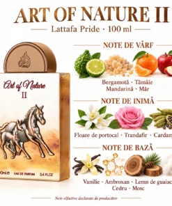 Lattafa Pride Art of Nature II 100 ml – note de citrice, tămâie, măr, flori, cardamom, vanilie și lemn