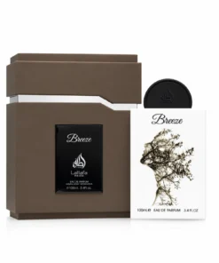 Lattafa Pride Breeze 100 ml – flacon alb cu decor de ramuri și cutie maro