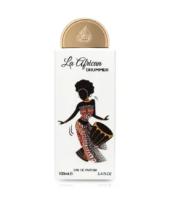 Flacon Lattafa Pride La African Drummer 100 ml pe fundal alb