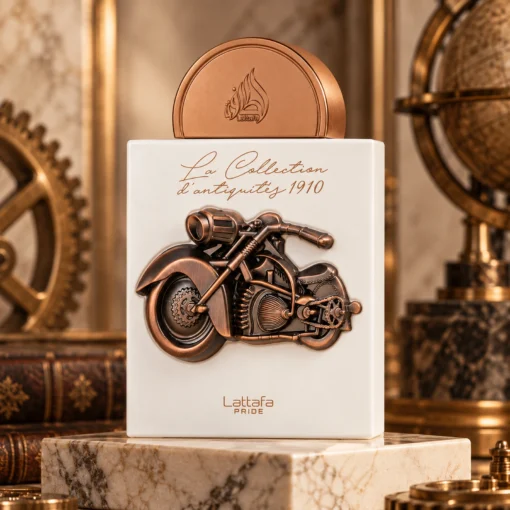 Lattafa Pride La Collection d’Antiquités 1910 Apă de Parfum Unisex 100 ml – flacon în decor