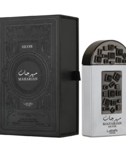 Lattafa Pride Maharjan Silver 100 ml – flacon argintiu și cutie neagră