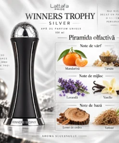 Lattafa Pride Winners Trophy Silver Apă de Parfum Unisex 100 ml – piramidă olfactivă