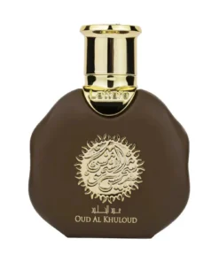 Flacon Lattafa Shams Al Shamoos Oud Al Khuloud 35 ml pe fundal alb