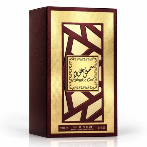 Lattafa Simply Oud Parfum Unisex 100 ml – cutie pe fundal alb