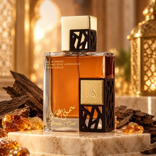 Lattafa Simply Oud Parfum Unisex 100 ml – flacon în decor