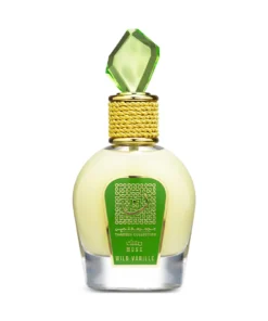 Flacon Lattafa Thameen Musk Wild Vanille 100 ml pe fundal alb