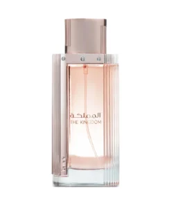 Flacon Lattafa The Kingdom Women 100 ml pe fundal alb