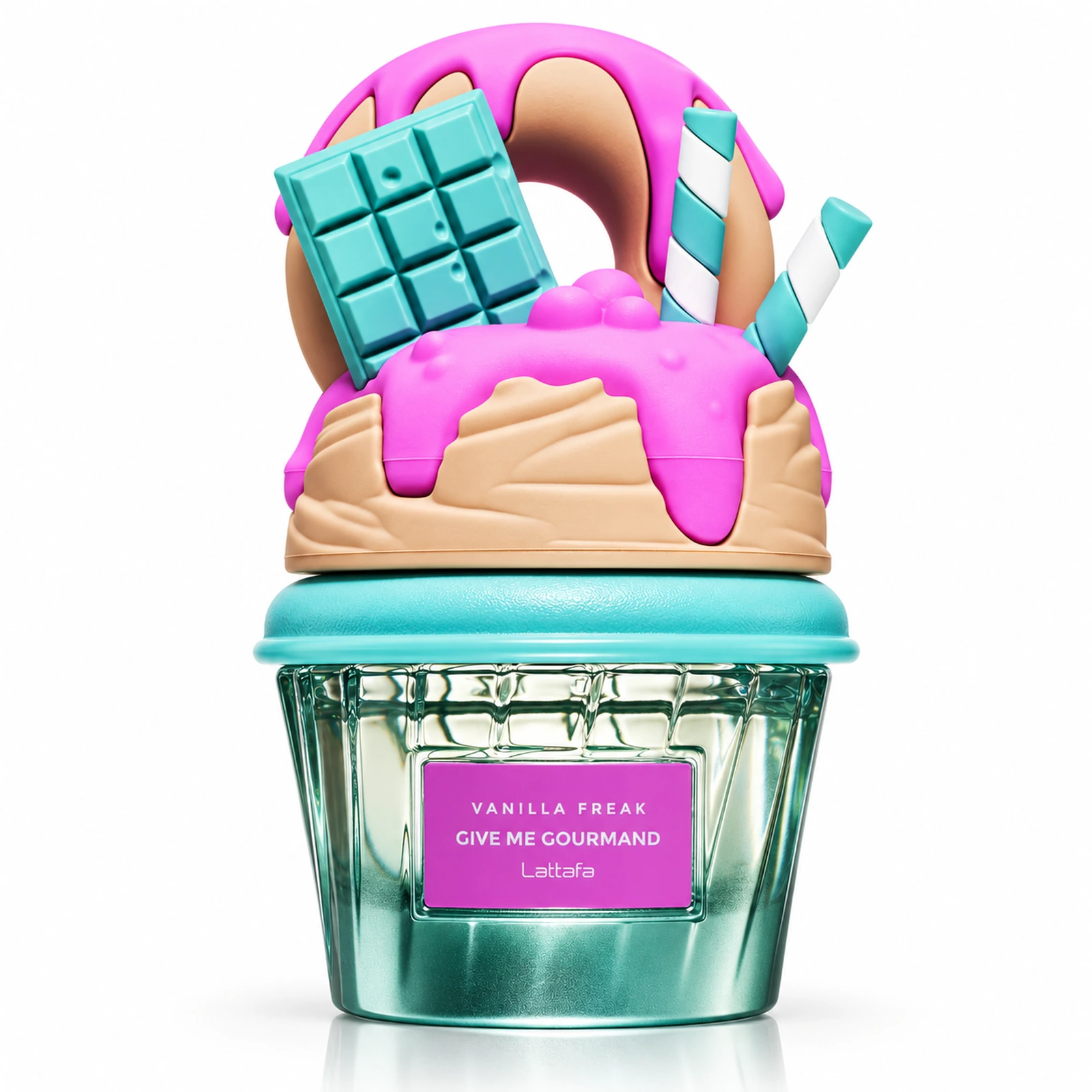 Lattafa Vanilla Freak 75 ml – flacon pe fundal alb